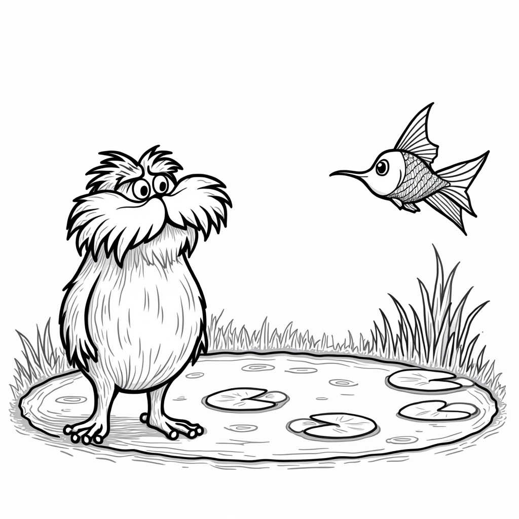 The Lorax Coloring Pages - Page 4