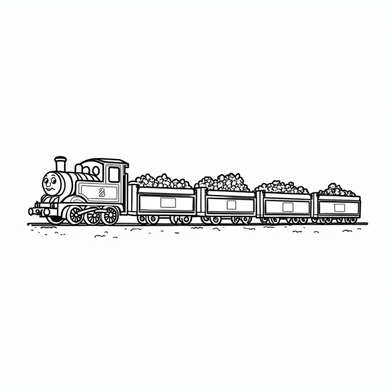 Thomas And Friends Coloring Pages - Page 1