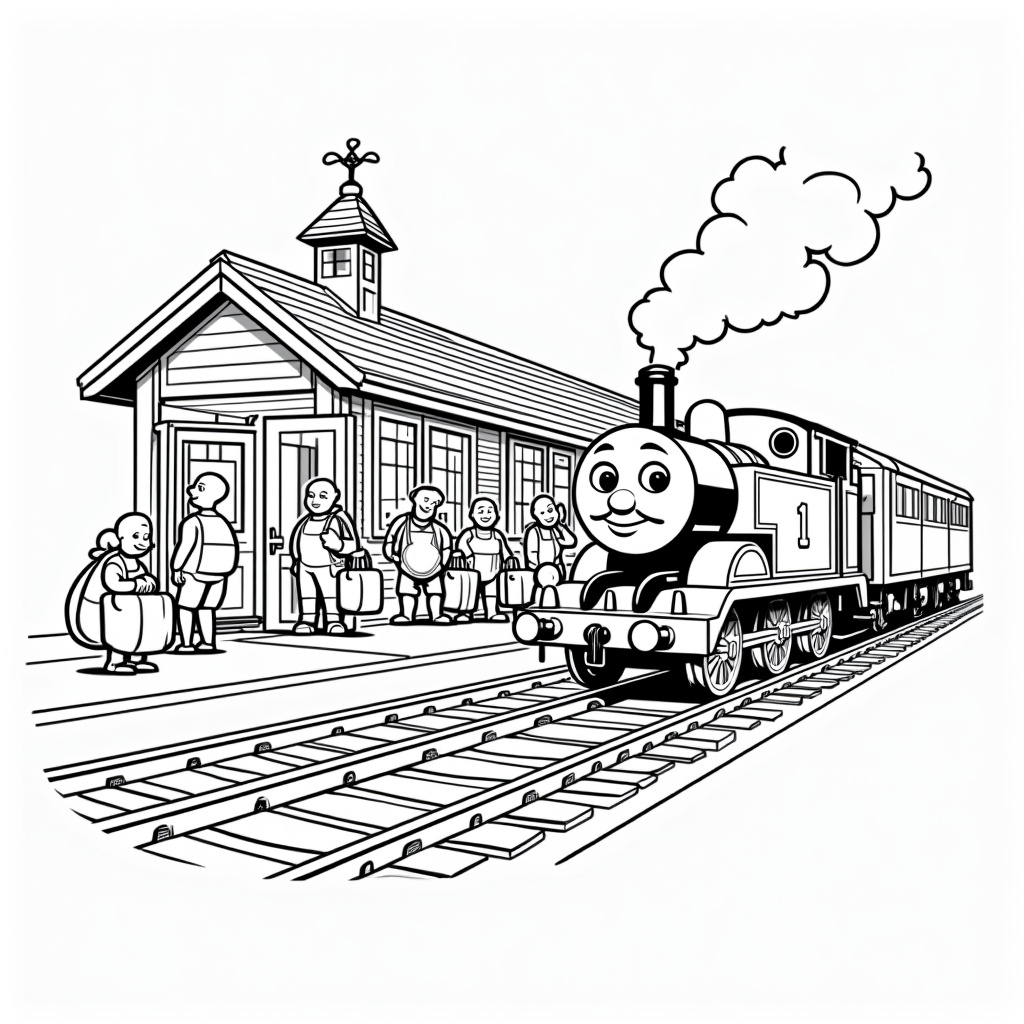 Thomas And Friends Coloring Pages - Page 2