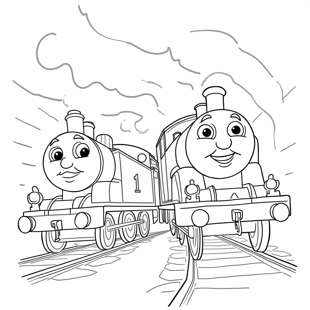 Thomas And Friends Coloring Pages - Page 3