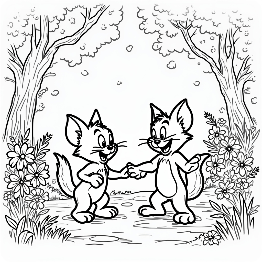 Tom and Jerry Coloring Pages - Page 5