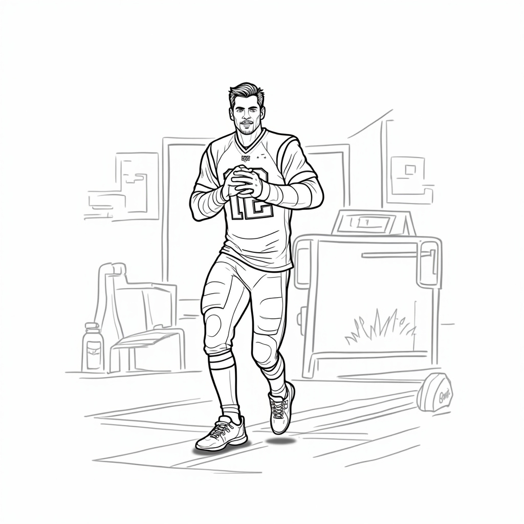Tom Brady Coloring Pages - Page 3