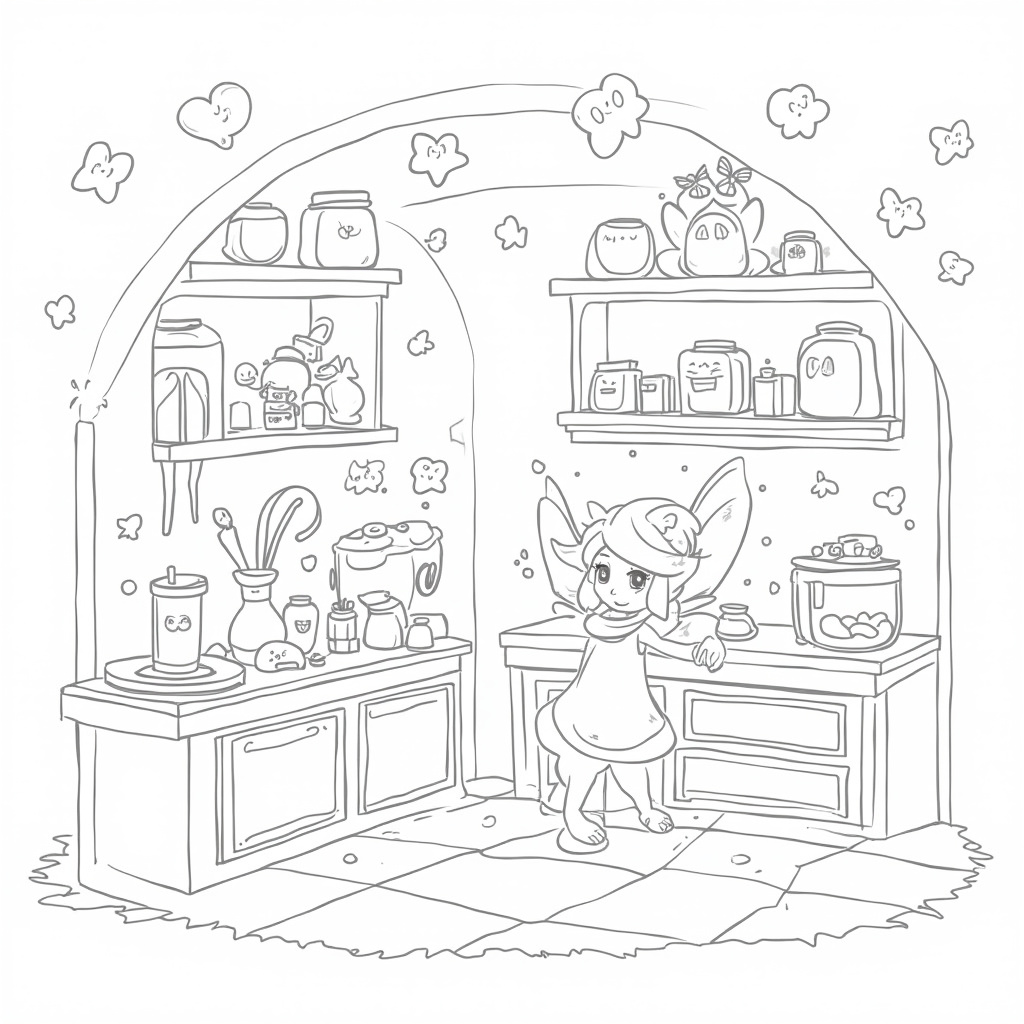 Tooth Fairy Coloring Pages - Page 2