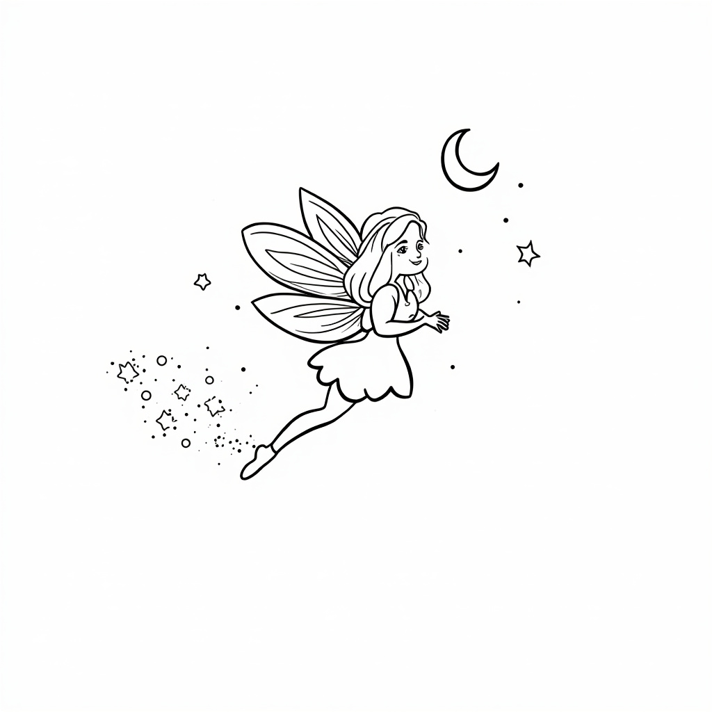 Tooth Fairy Coloring Pages - Page 4