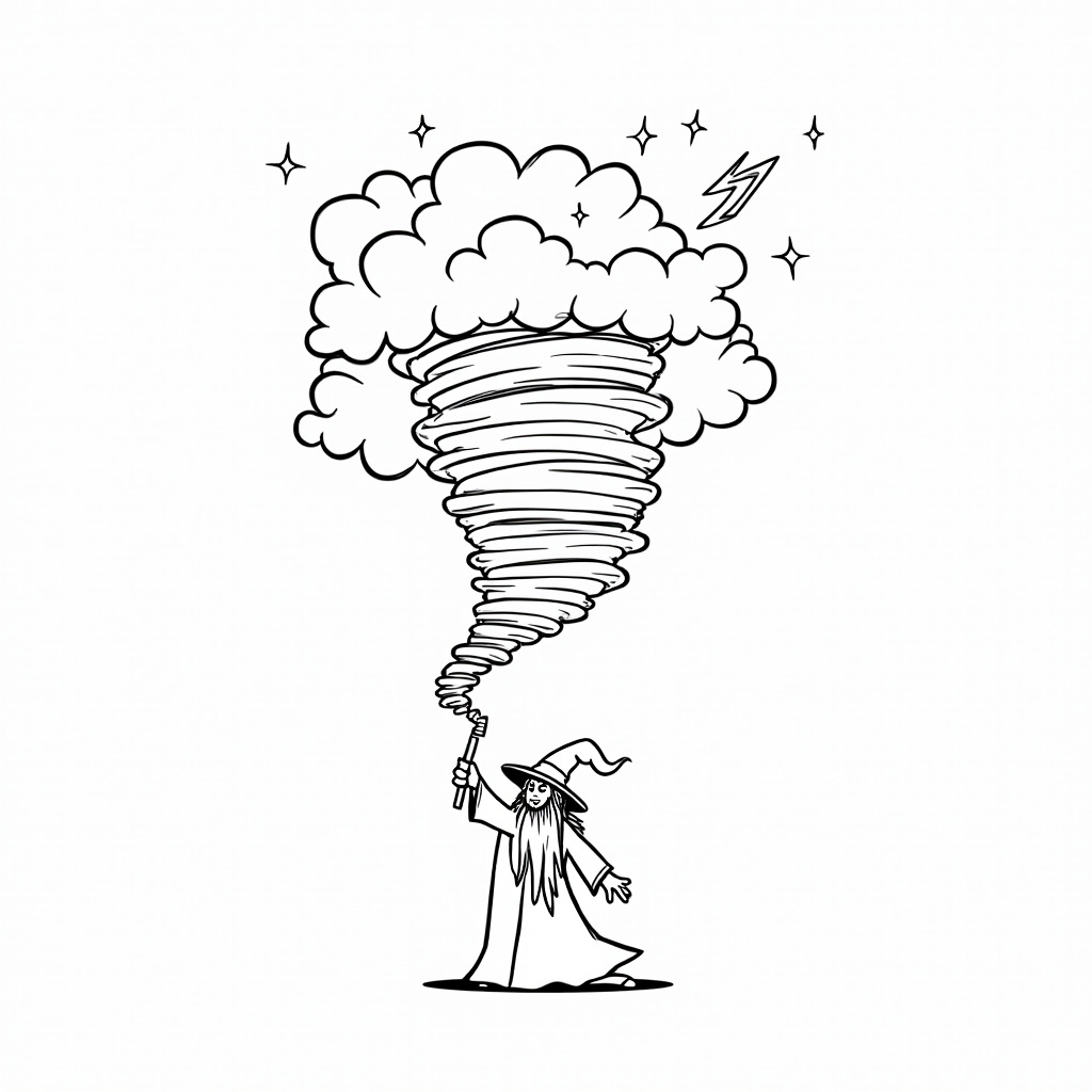 Tornado Coloring Pages - Page 3