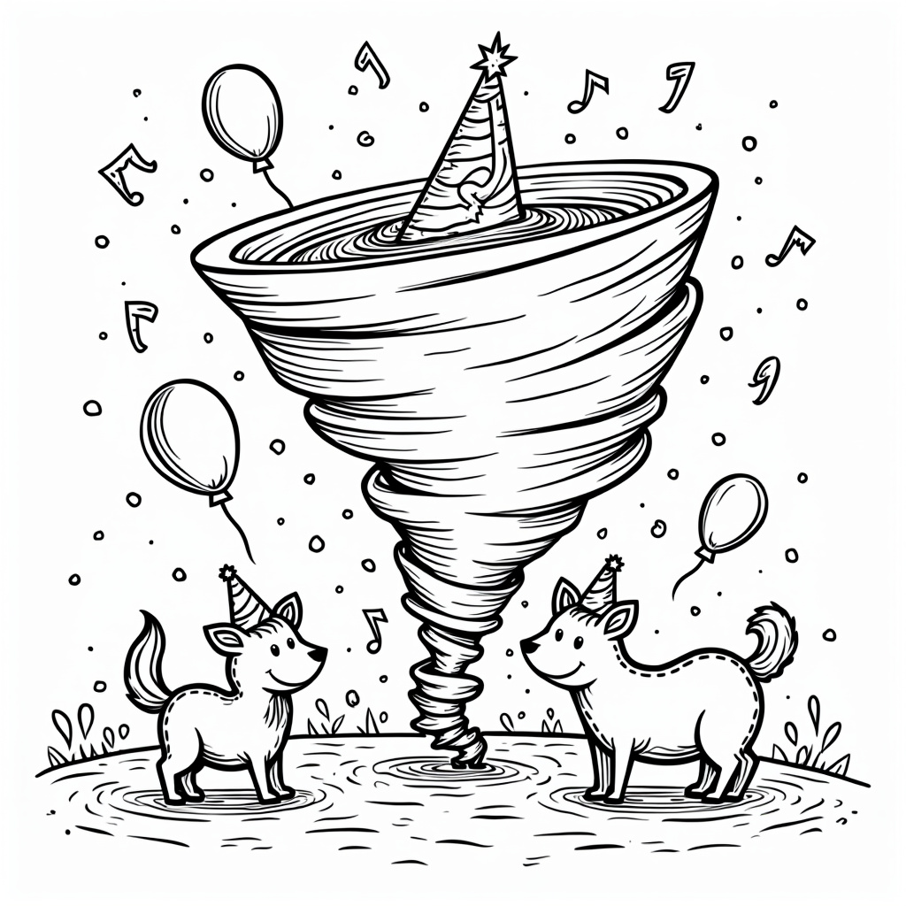 Tornado Coloring Pages - Page 5