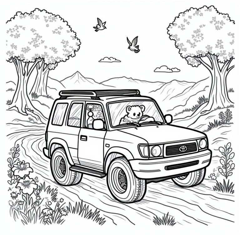 Toyota Coloring Pages - Page 1