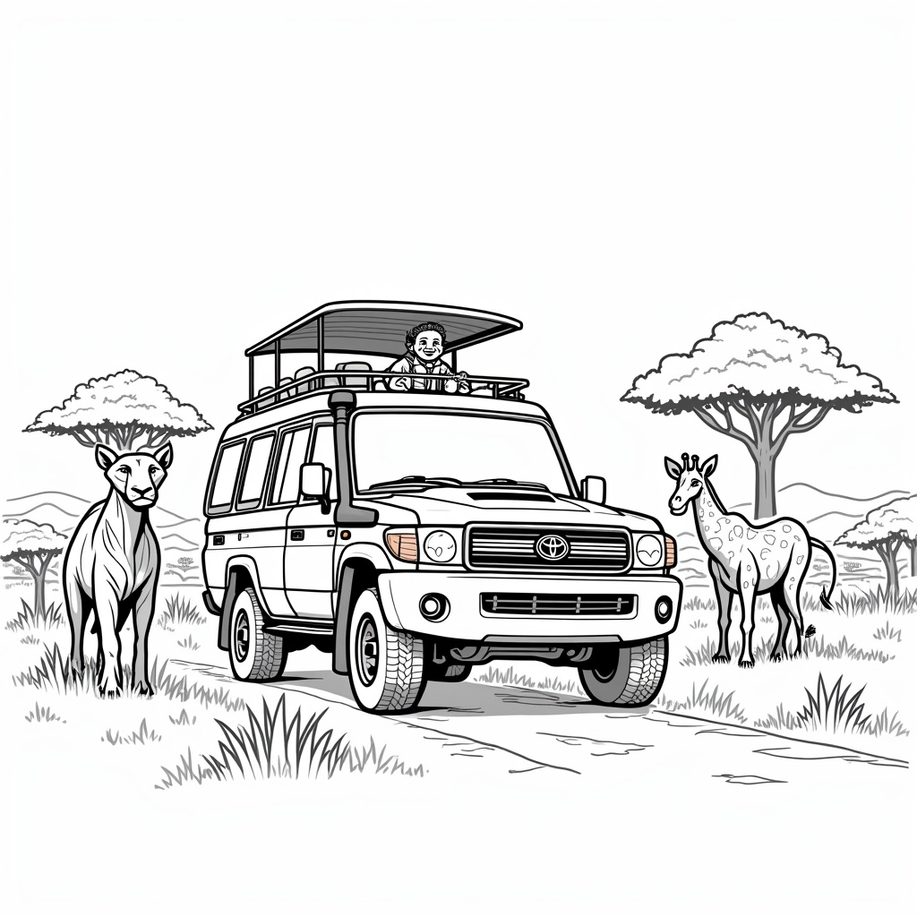 Toyota Coloring Pages - Page 3