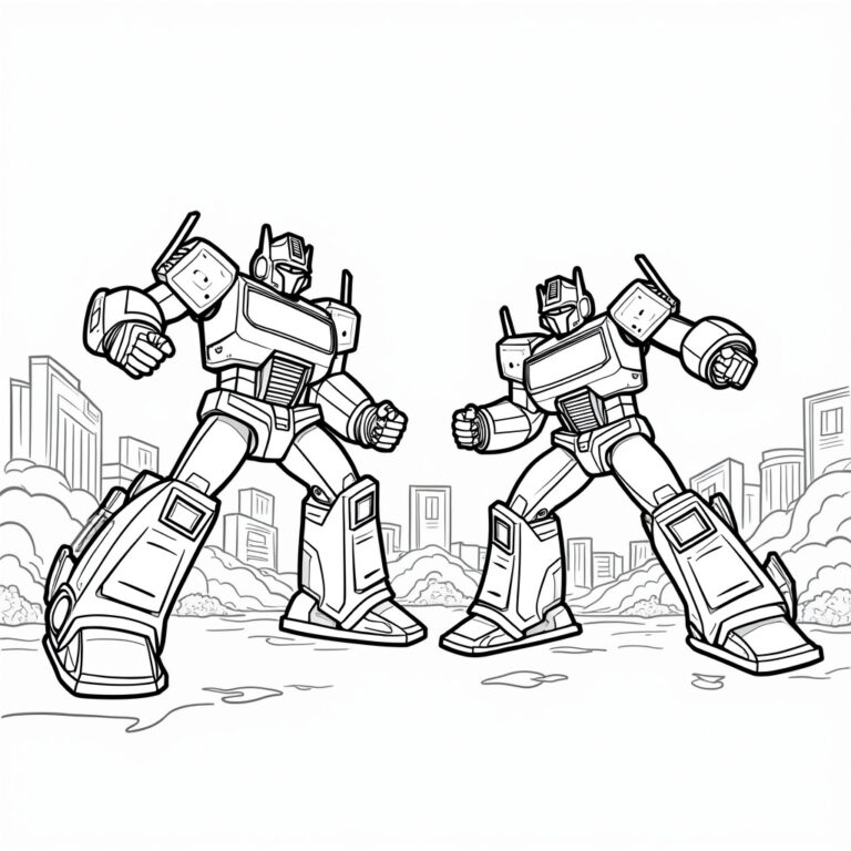 Transformers Coloring Pages - Page 1