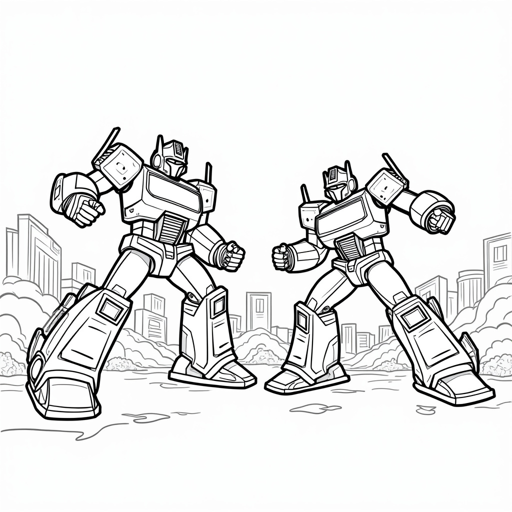 Transformers Coloring Pages - Page 1