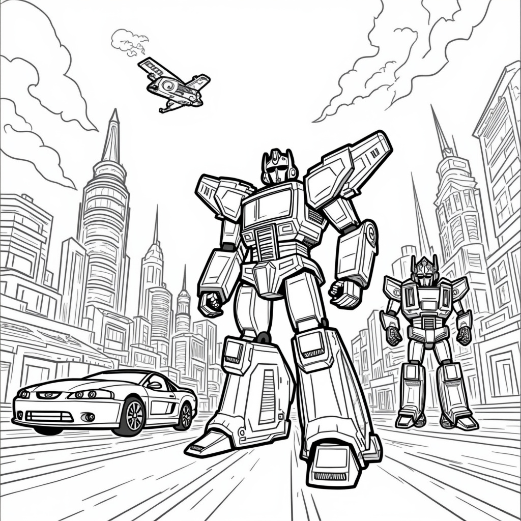 Transformers Coloring Pages - Page 5