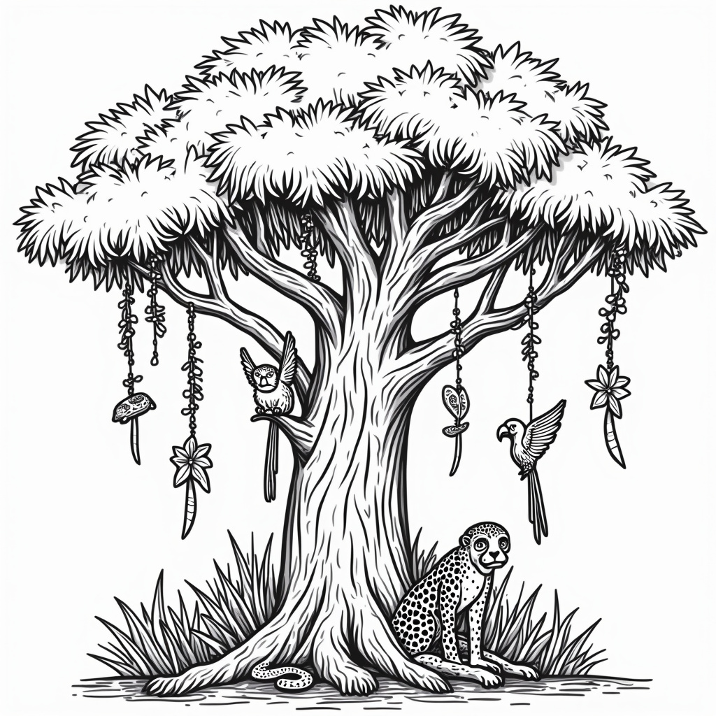 Tree Coloring Pages - Page 2