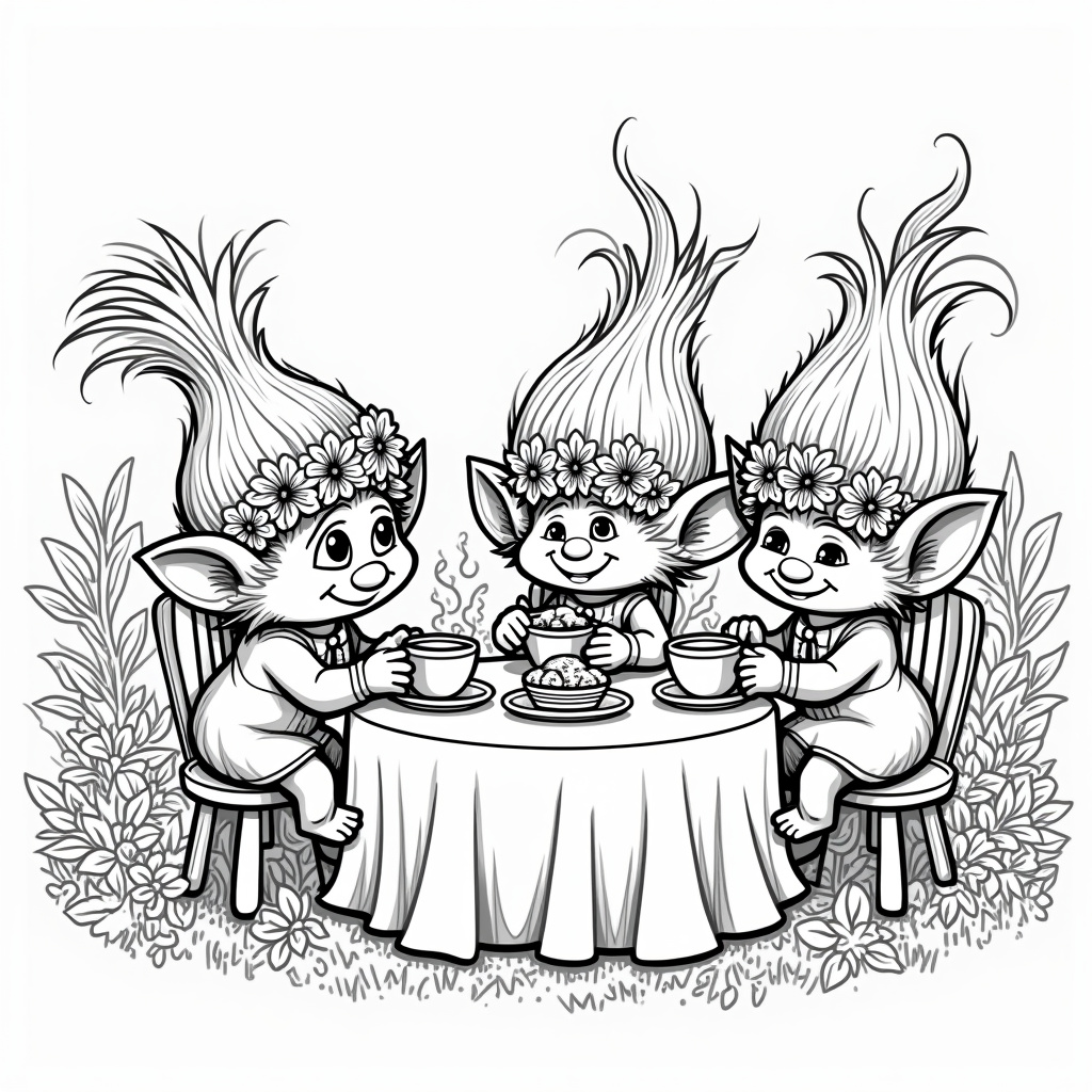 Trolls Coloring Pages - Page 5