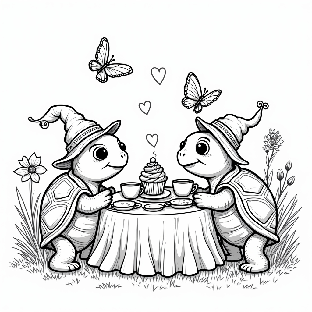 Turtle Coloring Pages - Page 2