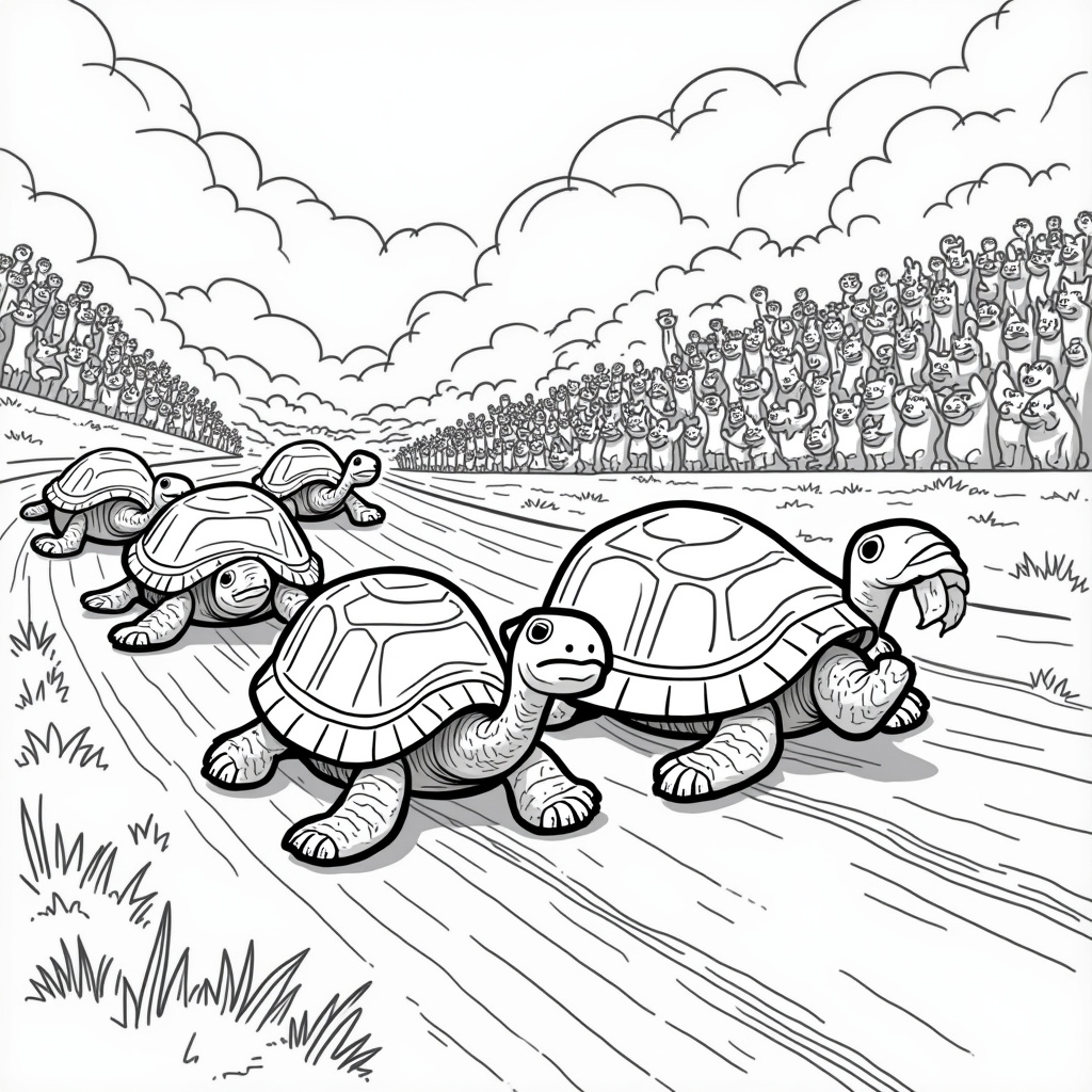 Turtle Coloring Pages - Page 3
