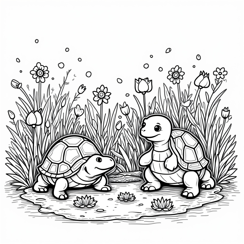 Turtle Coloring Pages - Page 5