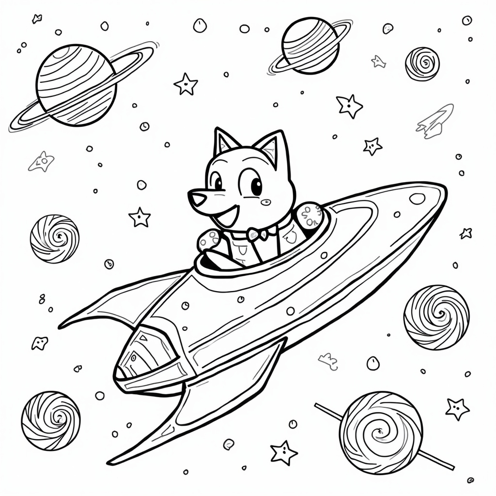 Tuxedo Sam Coloring Pages - Page 3