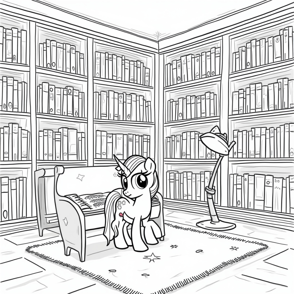 Twilight Sparkle Coloring Pages - Page 1