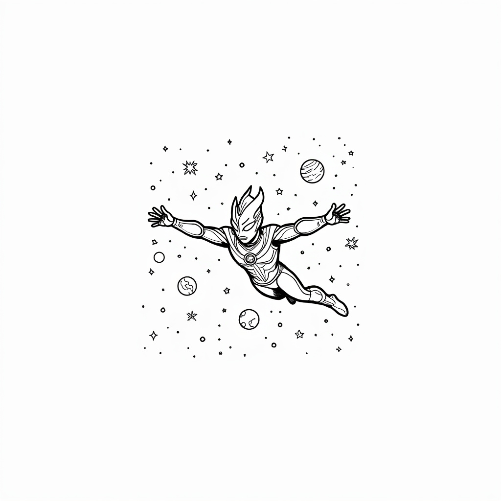 Ultraman Coloring Pages - Page 2