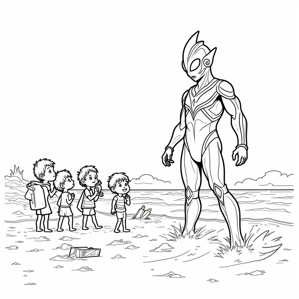 Ultraman Coloring Pages - Page 4