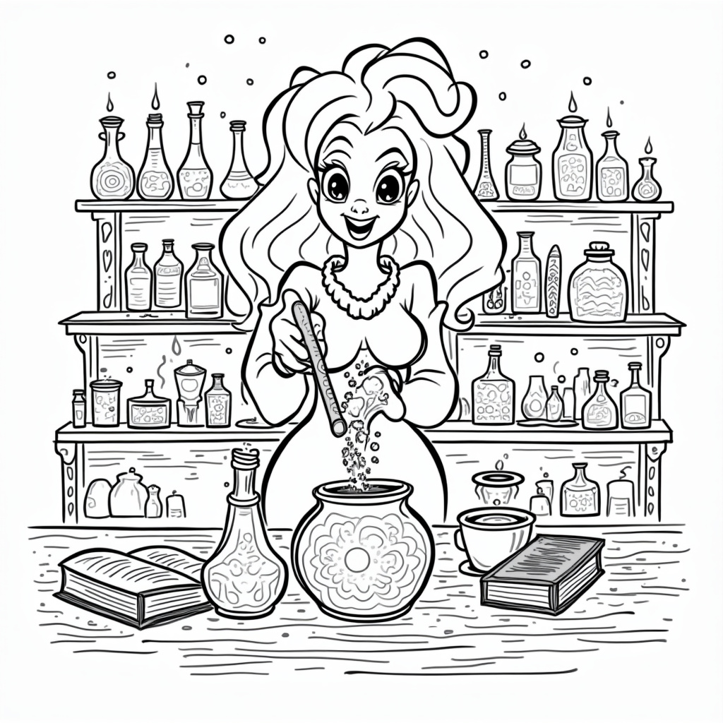 Ursula Coloring Pages - Page 2