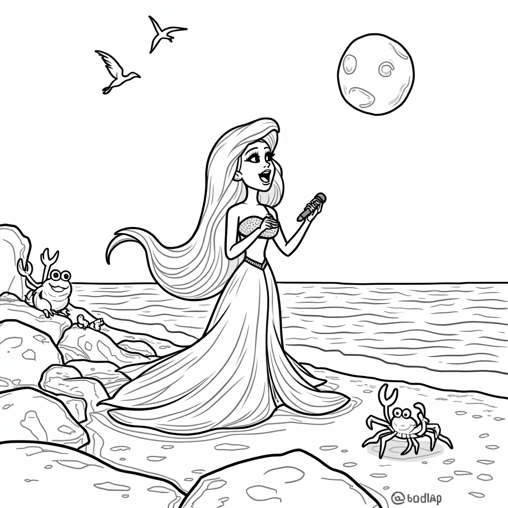 Ursula Coloring Pages - Page 3