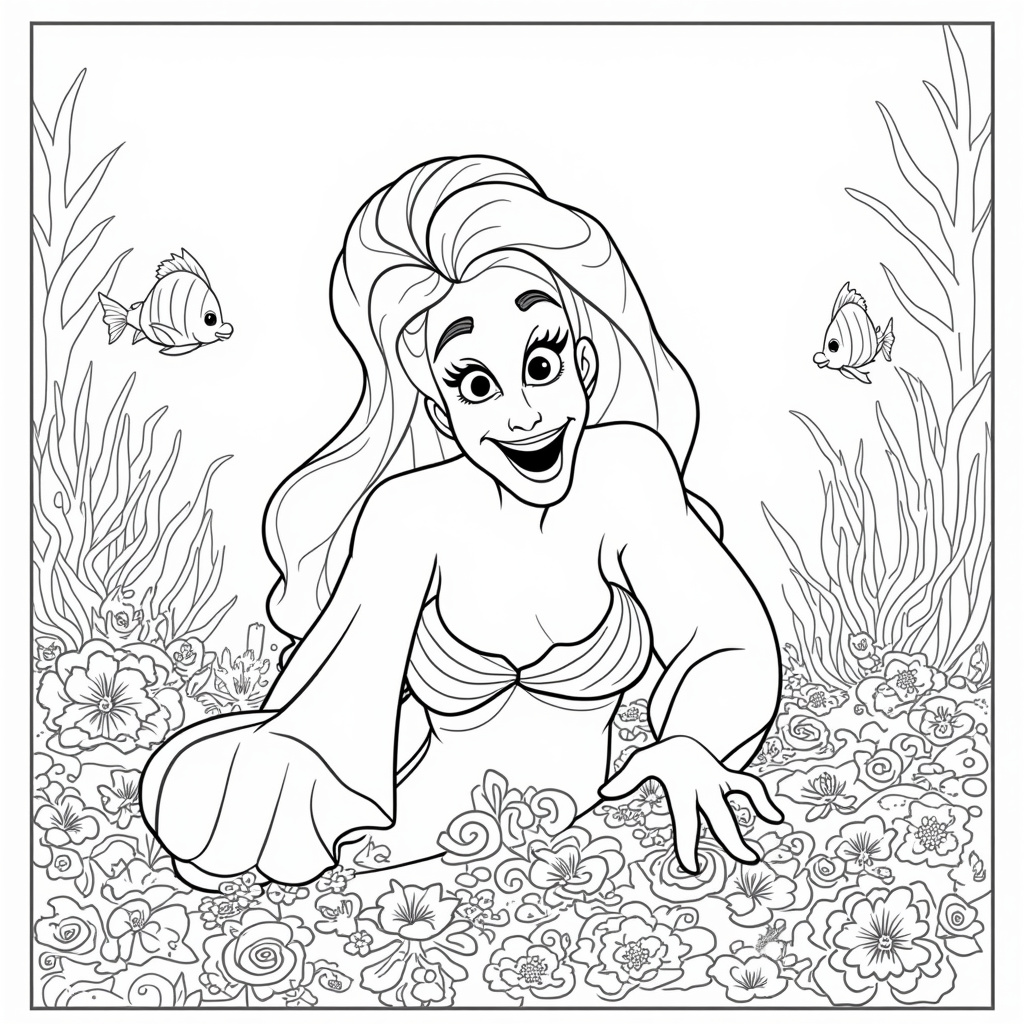 Ursula Coloring Pages - Page 5