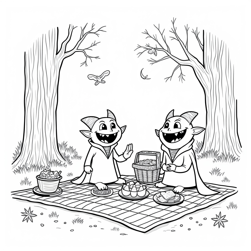 Vampire Coloring Pages - Page 3