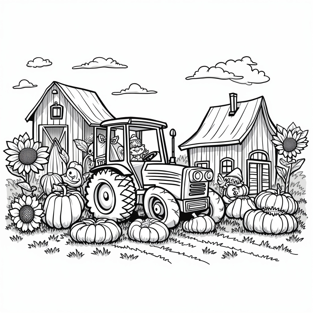 Vegetable Coloring Pages - Page 5