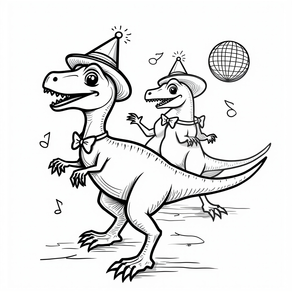 Velociraptor Coloring Pages - Page 1