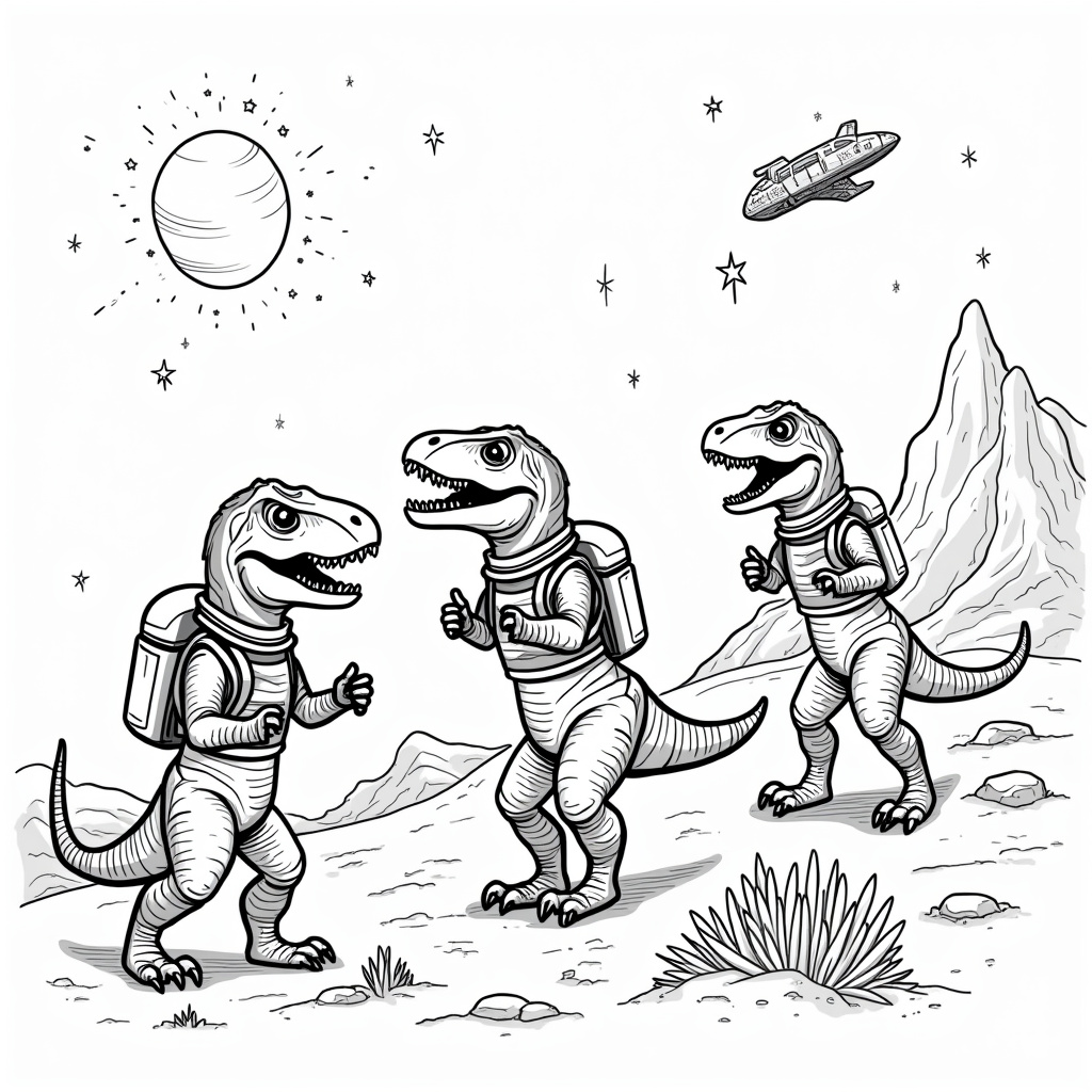 Velociraptor Coloring Pages - Page 5