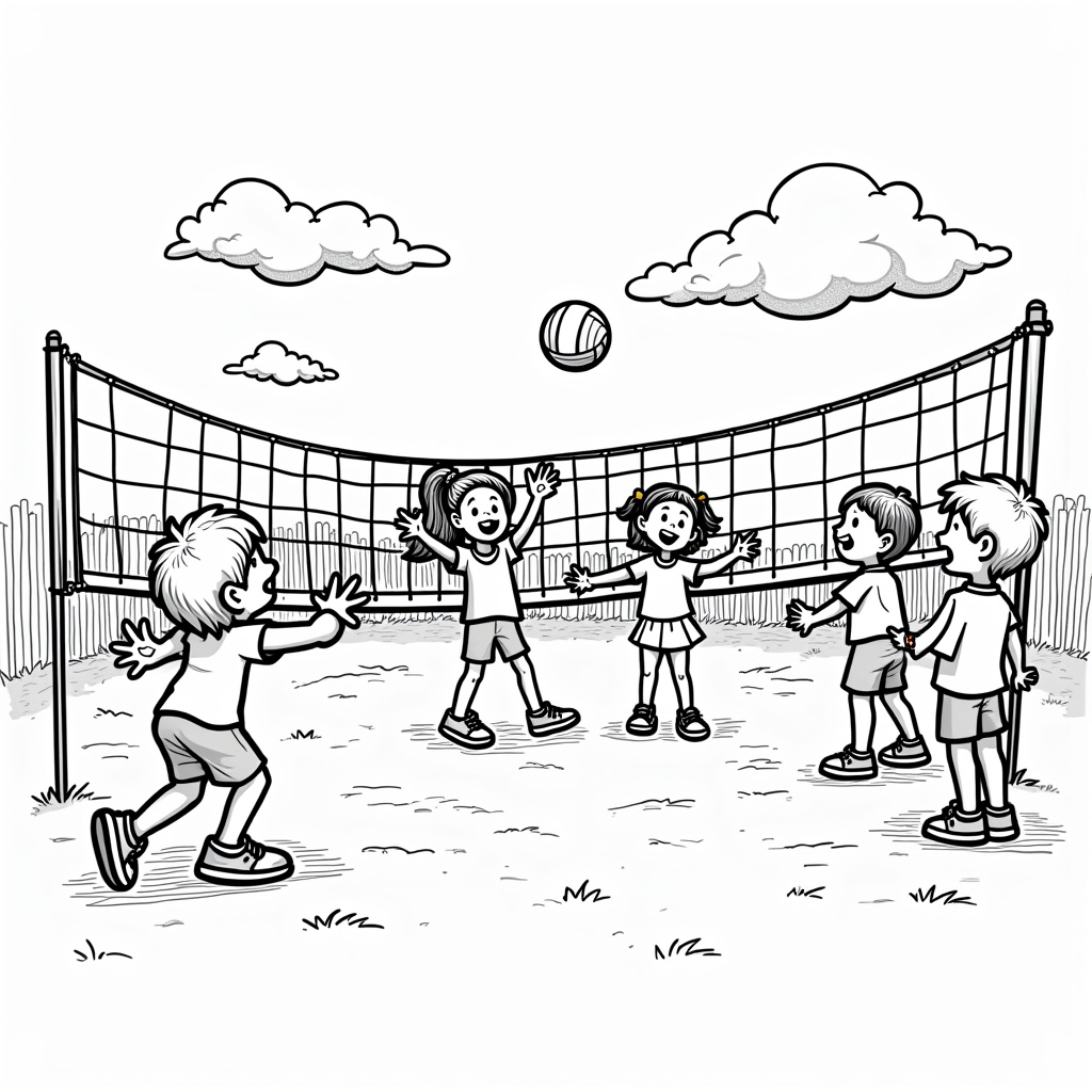 Volleyball Coloring Pages - Page 3