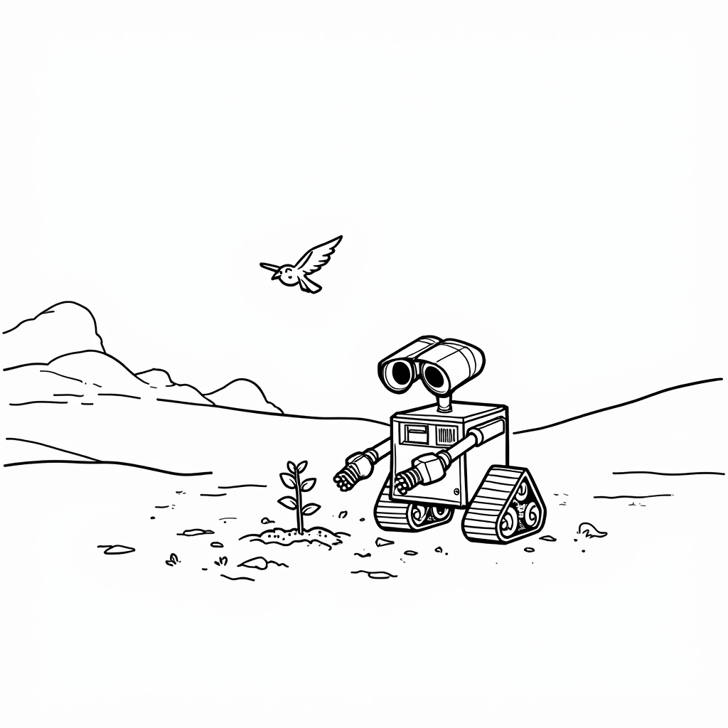 Wall-E Coloring Pages - Page 2