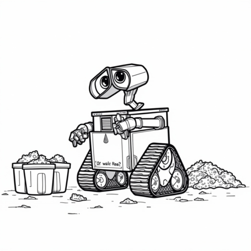 Wall-E Coloring Pages - Page 4