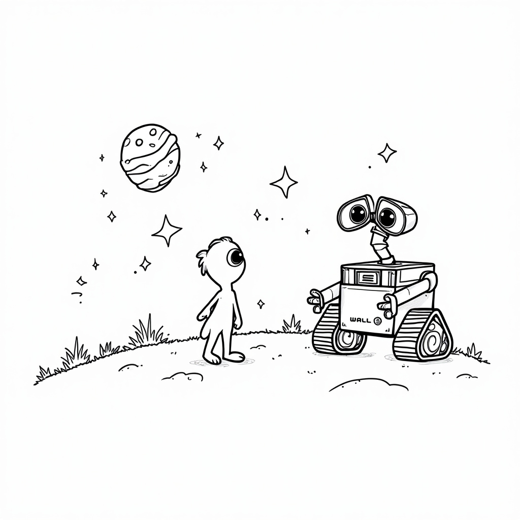 Wall-E Coloring Pages - Page 5