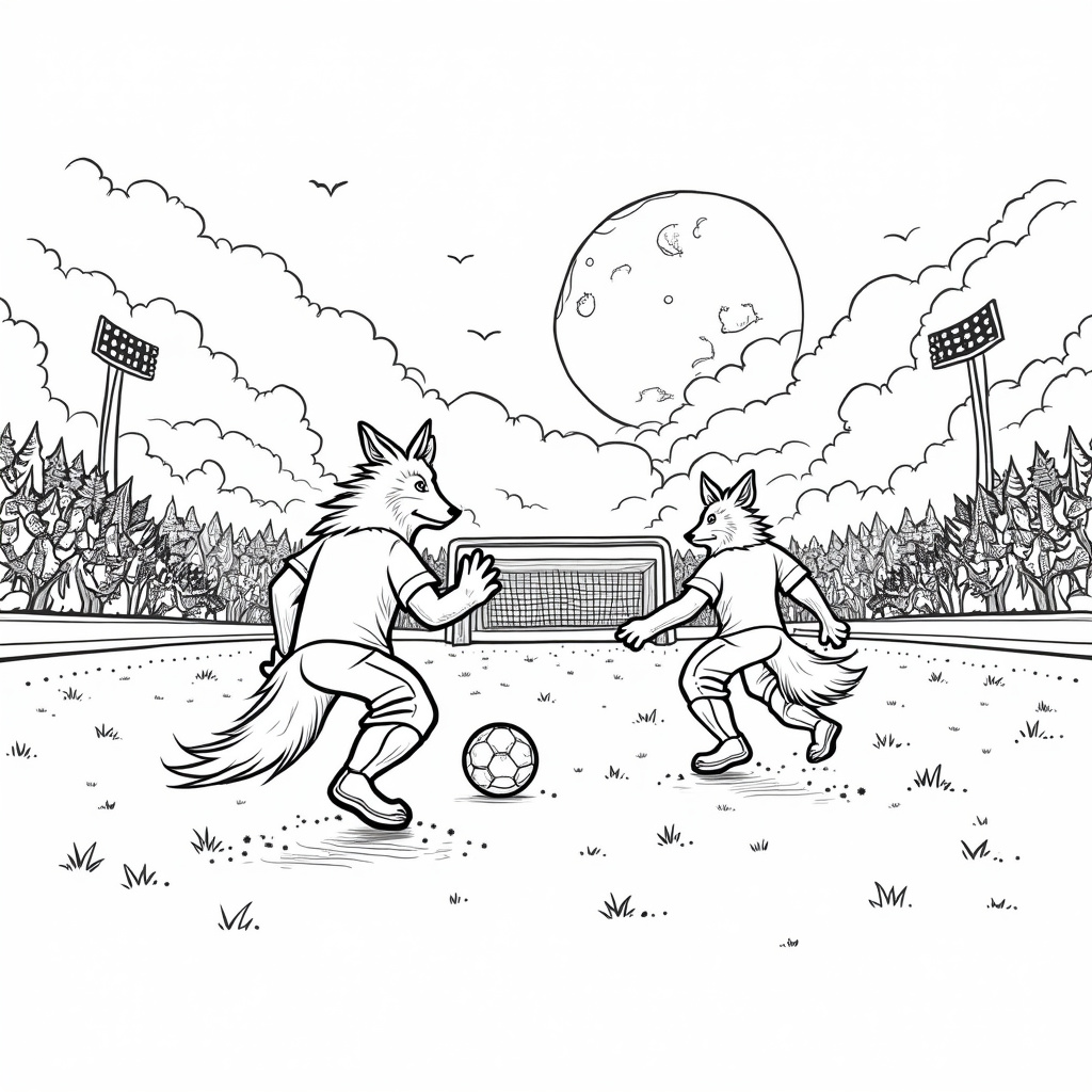 Werewolf Coloring Pages - Page 2