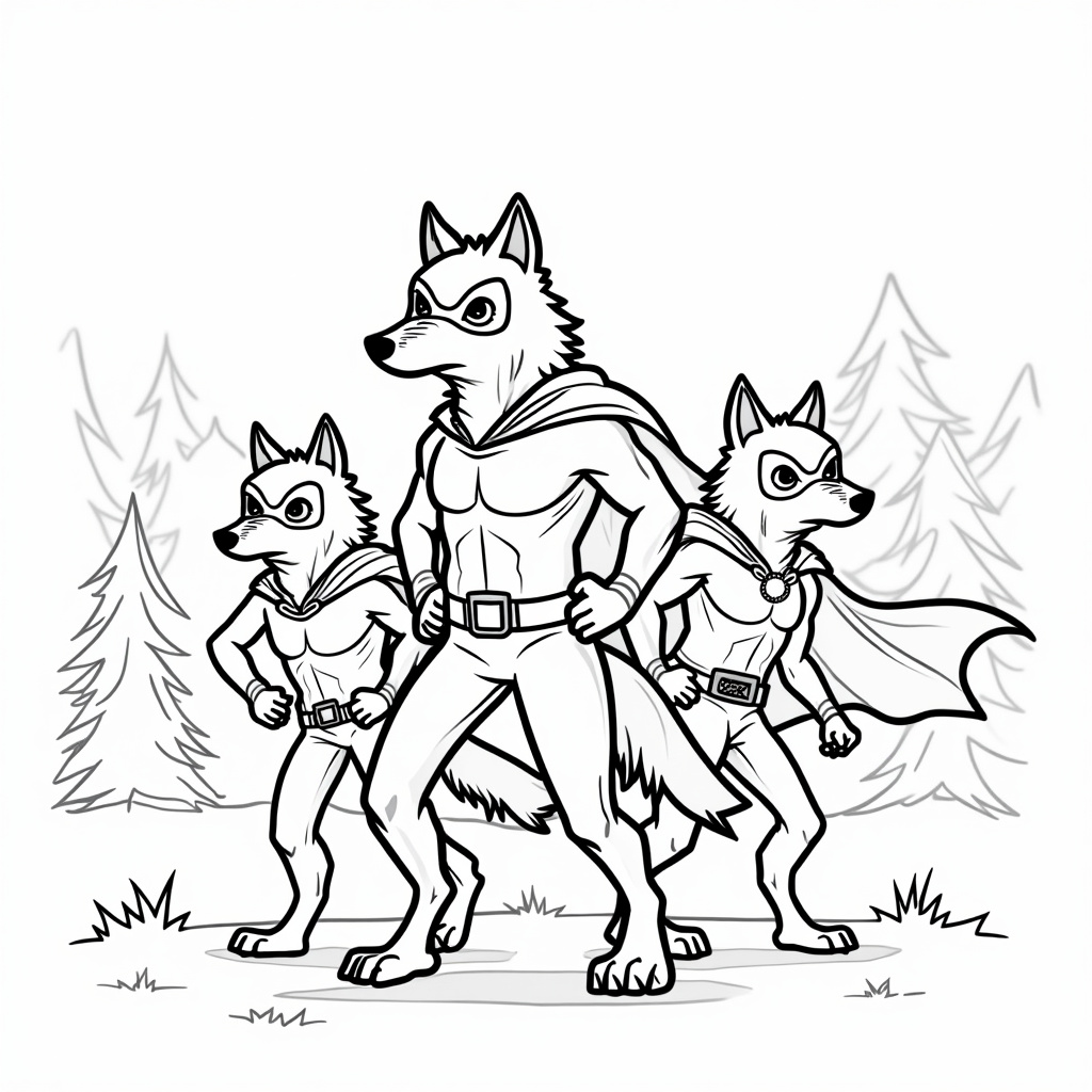 Werewolf Coloring Pages - Page 4