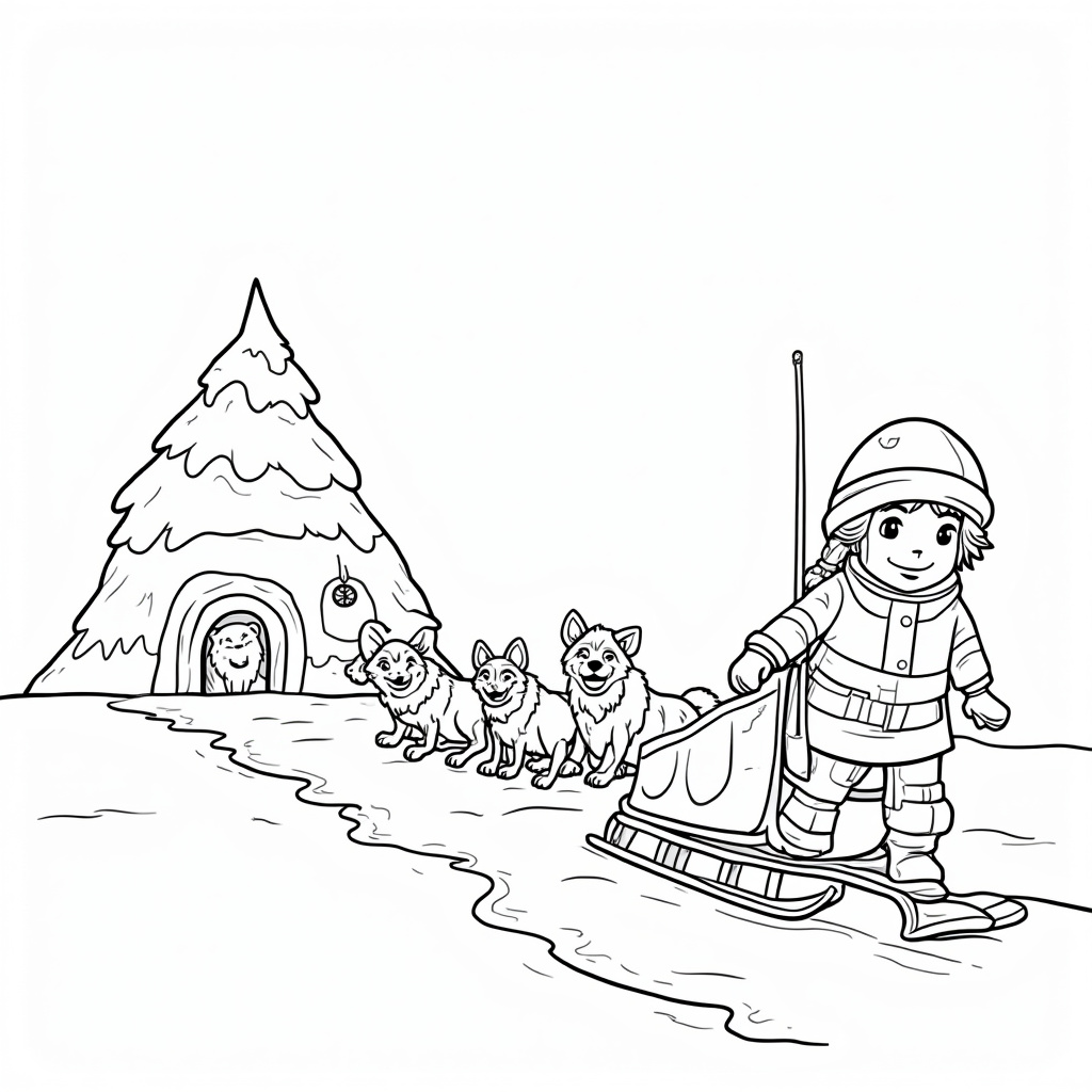 Winter Coloring Pages - Page 3