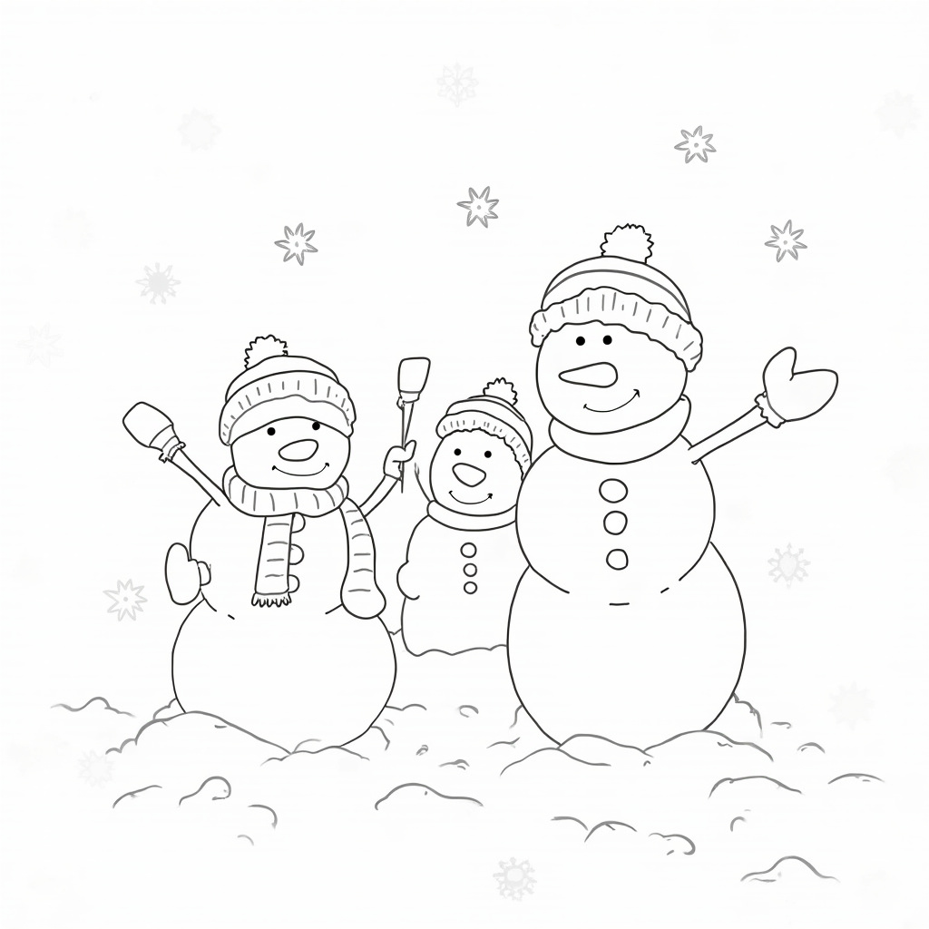 Winter Coloring Pages - Page 5