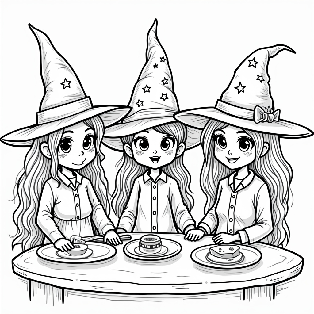 Witch Coloring Pages - Page 4