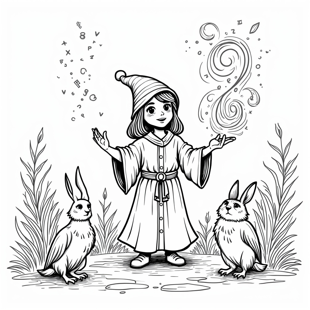 Wizard Coloring Pages - Page 3