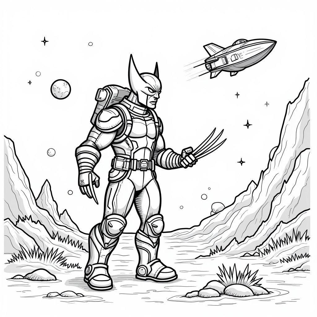Wolverine Coloring Pages - Page 5