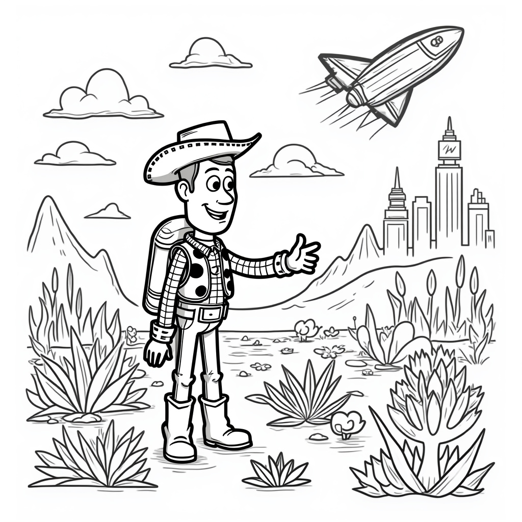 Woody Coloring Pages - Page 2