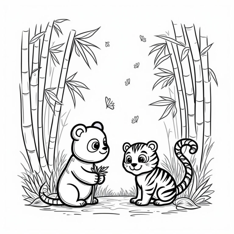 Yin & Yang Coloring Pages - Page 1