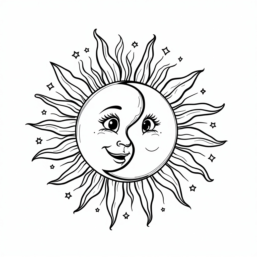 Yin & Yang Coloring Pages - Page 3