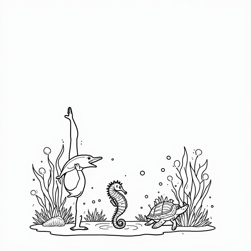 Yoga Coloring Pages - Page 3