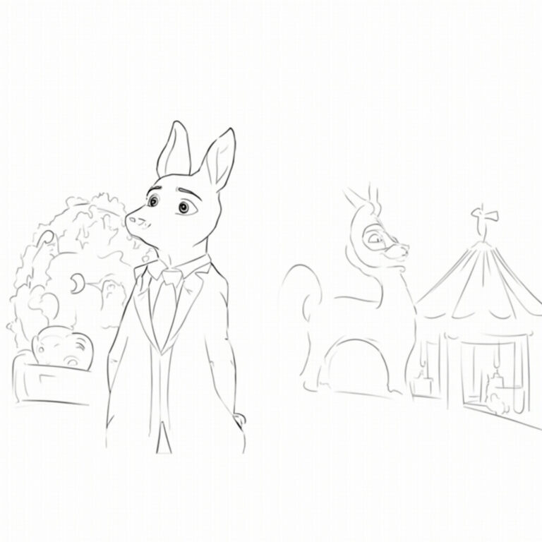 Zootopia Coloring Pages - Page 1